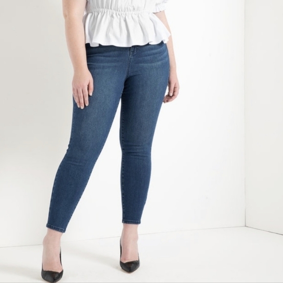 🔵 2 for $40 🔵 LANE BRYANT FLEX MAGIC WAISTBAND SIGNATURE FIT HIGH-RISE - Picture 3 of 14